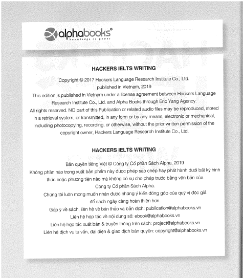 Tải FREE sách Hackers IELTS Writing 2 PDF có tiếng Việt 6 Tải FREE sách Hackers IX Writing 2 PDF có tiếng Việt