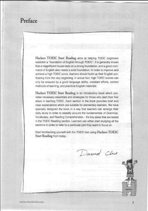 Tải FREE sách Hackers TOEIC Reading PDF có tiếng Việt