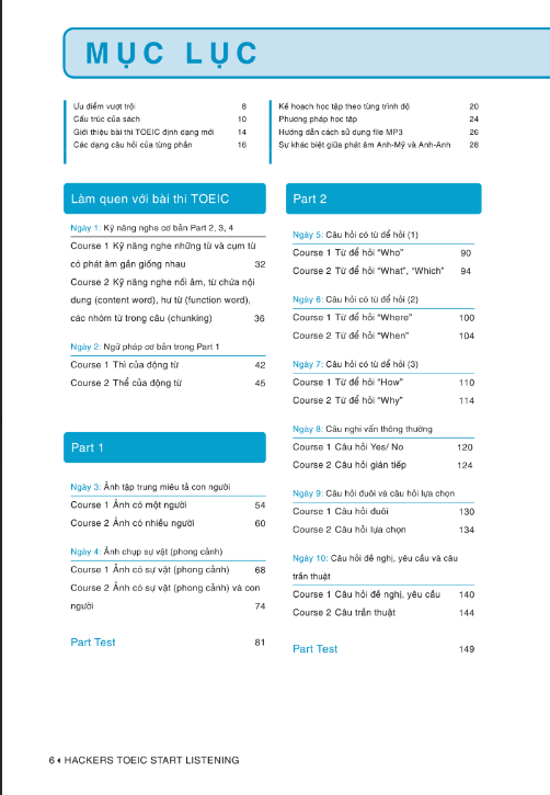 Tải FREE sách Hackers TOEIC Strart Listening PDF có tiếng Việt 6 Tải FREE sách Hackers TOEIC Strart Listening PDF có tiếng Việt