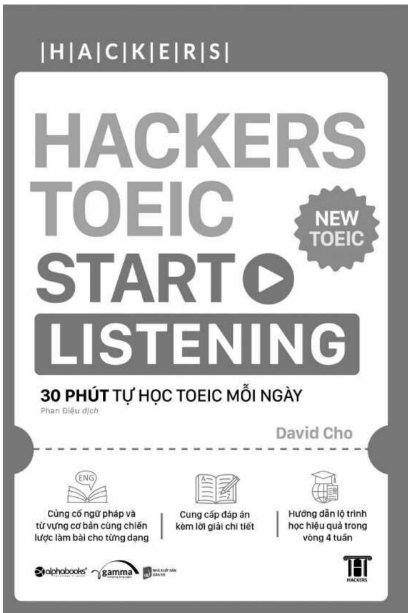 Tải FREE sách Hackers TOEIC Strart Listening PDF có tiếng Việt