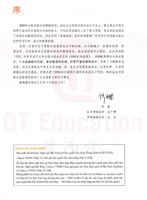 Tải FREE sách Hsk1 Sách Giáo Khoa PDF có tiếng Việt