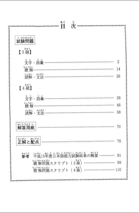 Tải FREE sách JLPT Shiken Mondai to Seikai 3-4 Kyuu PDF 5 Tải FREE sách JLPT Shiken Mondai to Seikai 3-4 Kyuu PDF