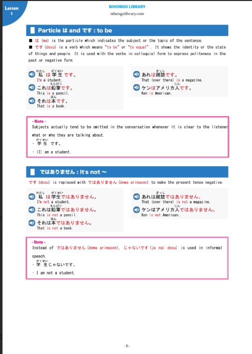 Tải FREE sách Japanese Grammar for JLPT N5 Kotonoha PDF 4 Tải FREE sách Japanese Grammar for JLPT N5 Kotonoha PDF