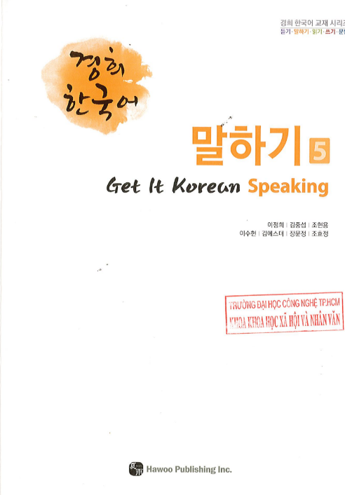 Tải FREE sách KyungHee Speaking 5 PDF có tiếng Việt