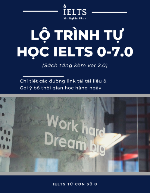 Tải FREE sách Lộ trình tự học Ielts 0-7.0 PDF có tiếng Việt