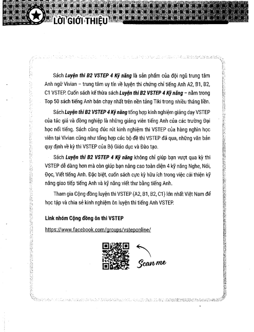 Tải FREE sách Luyện Thi VSTEP B2 4 Kỹ Năng PDF có tiếng Việt 7 Tải FREE sách Luyện Thi VSTEP B2 4 Kỹ Năng PDF có tiếng Việt