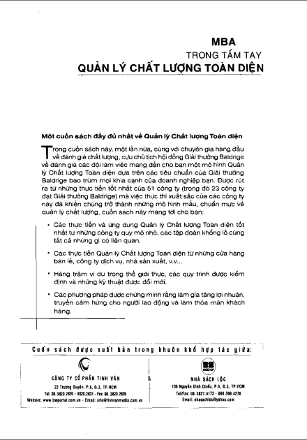 Tải FREE sách MBA Trong Tầm Tay PDF có tiếng Việt