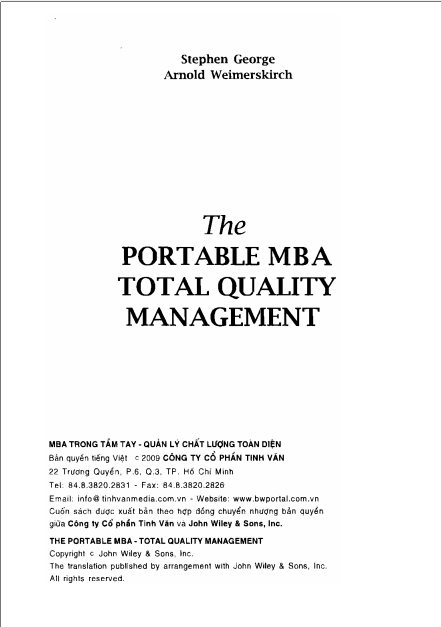 Tải FREE sách MBA Trong Tầm Tay PDF có tiếng Việt