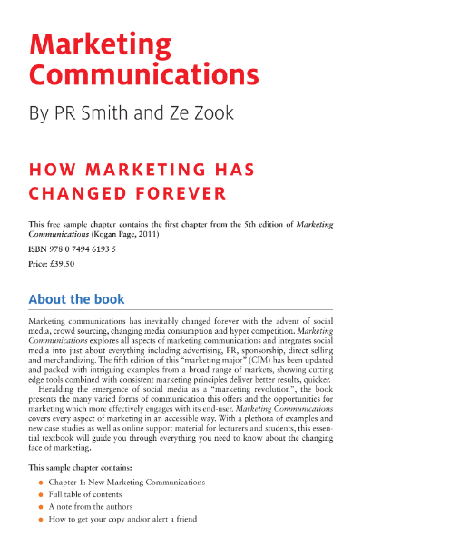 Tải FREE sách Marketing Communications Intergrating Offline And Online With Social Media PDF 7 Tải FREE sách Marketing Communications Intergrating Offline And Online With Social Media PDF