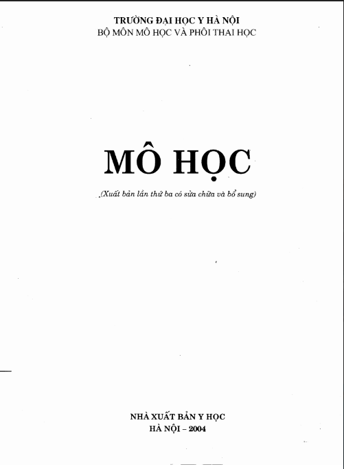 Tải FREE sách Mô Học PDF 7 Tải FREE sách Mô Học PDF có tiếng Việt