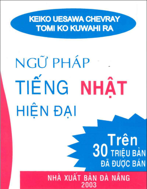 Tải FREE sách Ngữ pháp tiếng Nhật hiện đại PDF có tiếng Việt