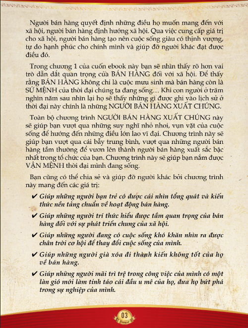 Tải FREE sách Người Bán Hàng Xuất Chúng PDF có tiếng Việt 6 Tải FREE sách Người Bán Hàng Xuất Chúng PDF có tiếng Việt