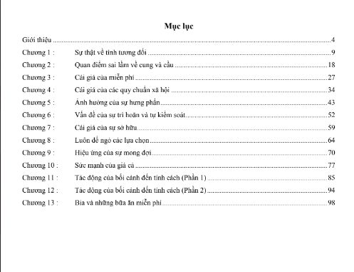 Tải FREE sách Phi Lý Trí Dan Ariely PDF có tiếng Việt 6 Tải FREE sách Phi Lý Trí Dan Ariely PDF có tiếng Việt