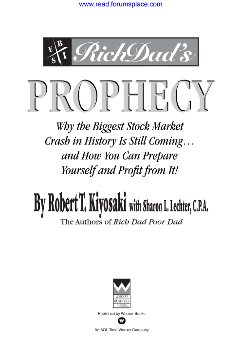 Tải FREE sách Rich Dad’s Prophecy By Robert T Kiyosaki PDF