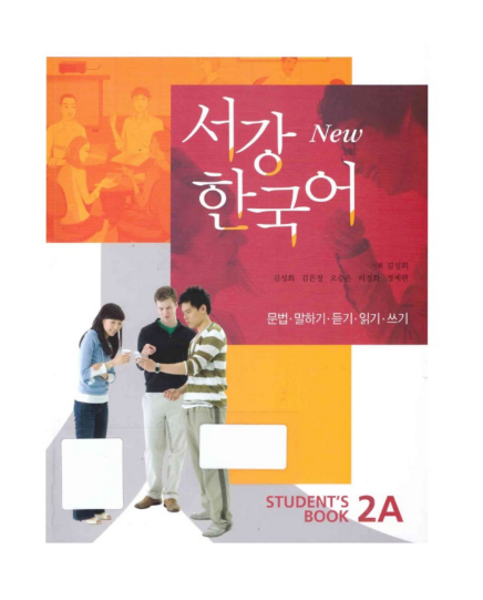 Tải FREE sách Sogang korean SB 2A PDF có tiếng Việt