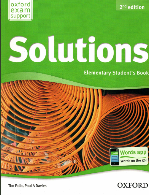 Tải FREE sách Solutions Elementary Student's Book PDF