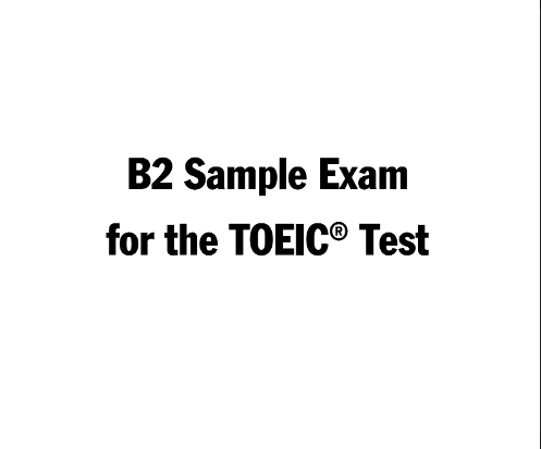 Tải FREE sách TOEIC B2 Sample PDF có tiếng Việt 7 Tải FREE sách TOEIC B2 Sample PDF có tiếng Việt