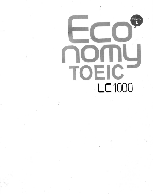 Tải FREE sách TOEIC Economy 1000 Volume 2 PDF có tiếng Việt