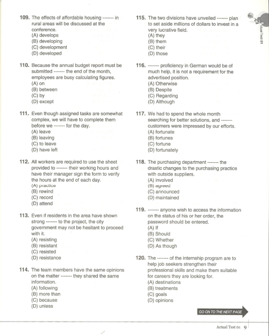 Tải FREE sách TOEIC Economy RC 1000 Volume 1 PDF có tiếng Việt 6 Tải FREE sách TOEIC Economy RC 1000 Volume 1 PDF có tiếng Việt