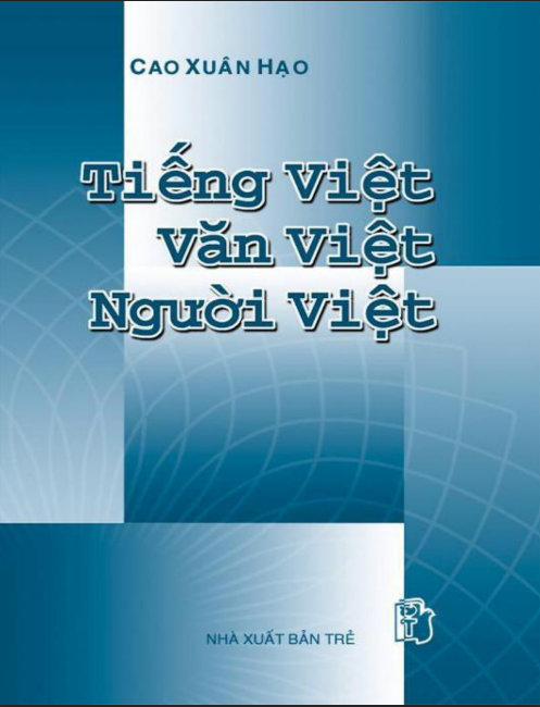 Tải FREE sách Tiếng Việt Văn Việt Người Việt PDF