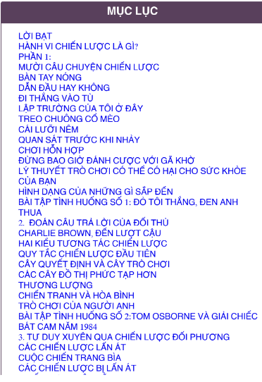 Tải FREE sách Tư Duy Chiến Lược Lý Thuyết Trò Chơi Thực Hành PDF 7 Tải FREE sách Tư Duy Chiến Lược Lý Thuyết Trò Chơi Thực Hành PDF