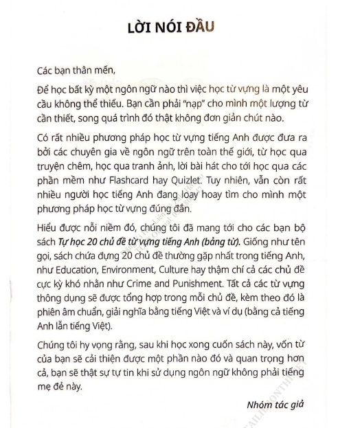 Tải FREE sách Tự Học 20 Chủ Đề Từ Vựng Tiếng Anh PDF 7 Tải FREE sách Tự Học 20 Chủ Đề Từ Vựng Tiếng Anh PDF