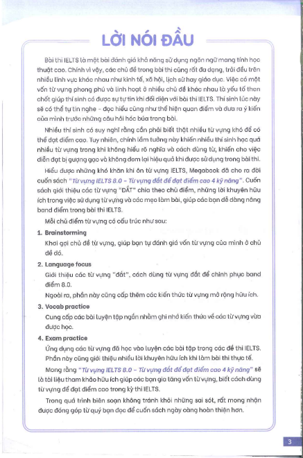 Tải FREE sách Từ Vựng IELTS 8 0 PDF có tiếng Việt