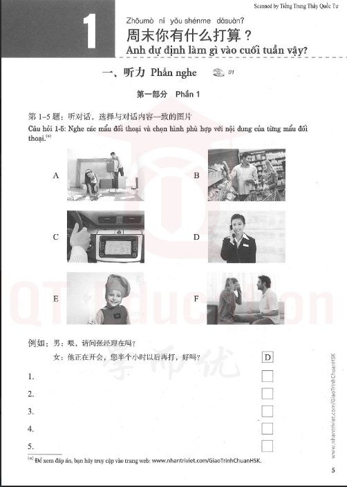 Tải Giáo trình chuẩn HSK 3 Sách Bài Tập 1 PDF có tiếng Việt 7 Tải Giáo trình chuẩn HSK 3 Sách Bài Tập 1 PDF có tiếng Việt