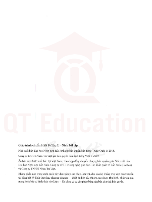 Tải Giáo trình chuẩn HSK 6 Sách Bài Tập 1 PDF có tiếng Việt 7 Tải Giáo trình chuẩn HSK 6 Sách Bài Tập 1 PDF có tiếng Việt