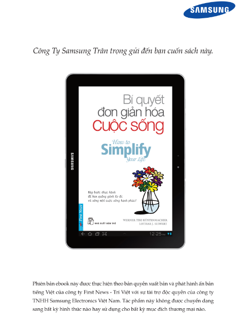 Tải sách How to Simplify Your Life PDF có tiếng Việt