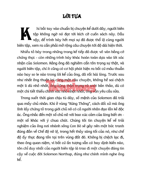 Sách 12 Năm Nô Lệ PDF tải FREE - Solomon Northup