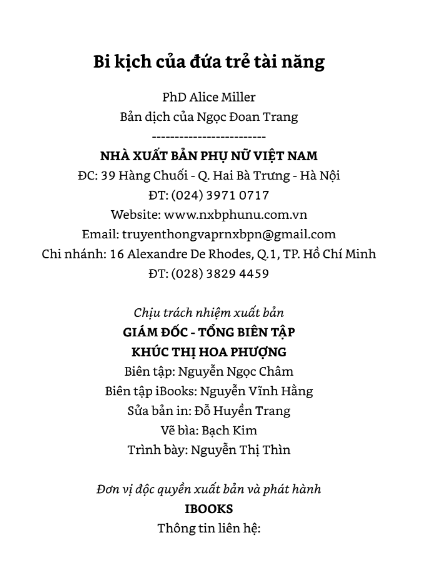 Sách Bi Kịch Của Đứa Trẻ Tài Năng PDF tải FREE có tiếng Việt