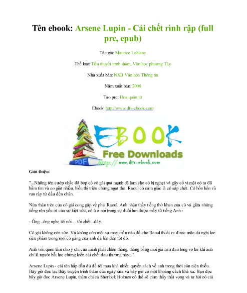 Sách Cái Chết Rình Rập PDF tải FREE có tiếng Việt