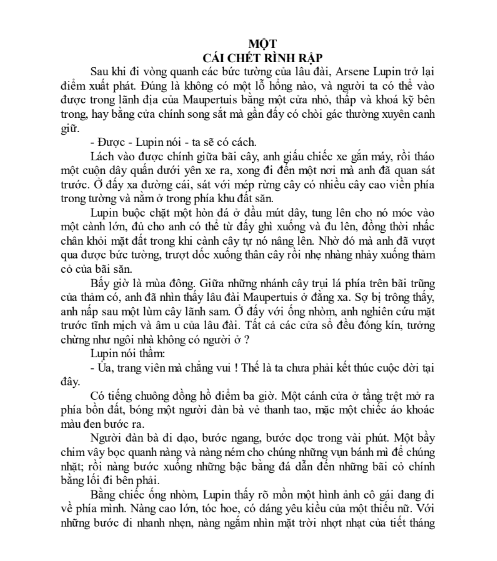 Sách Cái Chết Rình Rập PDF tải FREE có tiếng Việt