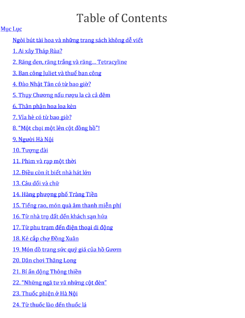 Sách Đi Dọc Hà Nội - Nguyễn Ngọc Tiến PDF tải FREE
