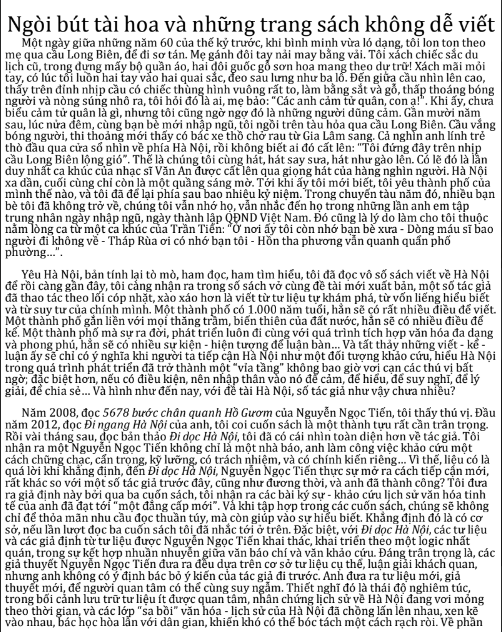 Sách Đi Dọc Hà Nội - Nguyễn Ngọc Tiến PDF tải FREE