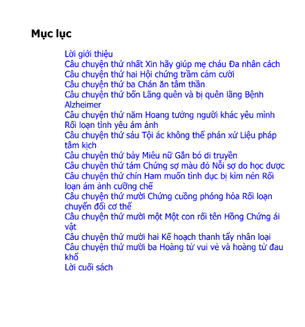 Sách Hồ Sơ Tâm Lý Học Tâm Thần Hay Kẻ Điên PDF tải FREE có tiếng Việt 7 Sách Hồ Sơ Tâm Lý Học Tâm Thần Hay Kẻ Điên PDF tải FREE có tiếng Việt