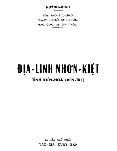Sách Kiến Hòa Xưa Và Nay PDF tải FREE 7 Sách Kiến Hòa Xưa Và Nay PDF tải FREE