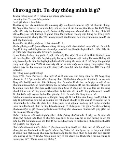 Sách Lối Tư Duy Của Người Thông Minh PDF tải FREE