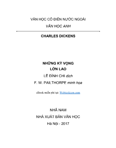 Sách Những Kỳ Vọng Lớn Lao PDF tải FREE có tiếng Việt 7 Sách Những Kỳ Vọng Lớn Lao PDF tải FREE có tiếng Việt