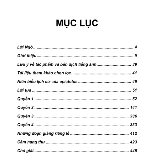 Sách Những Lời Giáo Huấn Của Epictetus PDF tải FREE