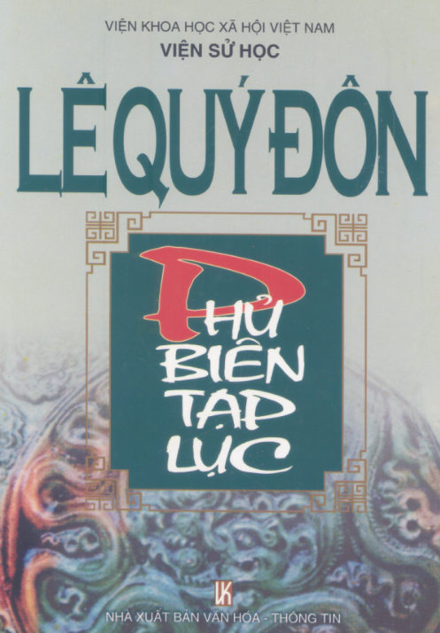 Sách Phủ Biên Tạp Lục PDF tải FREE 8 Sách Phủ Biên Tạp Lục PDF tải FREE