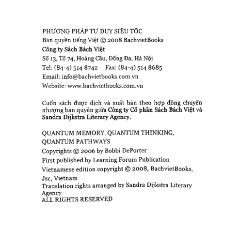Sách Phương Pháp Tư Duy Siêu Tốc PDF có tiếng Việt tải FREE 7 Sách Phương Pháp Tư Duy Siêu Tốc PDF có tiếng Việt tải FREE