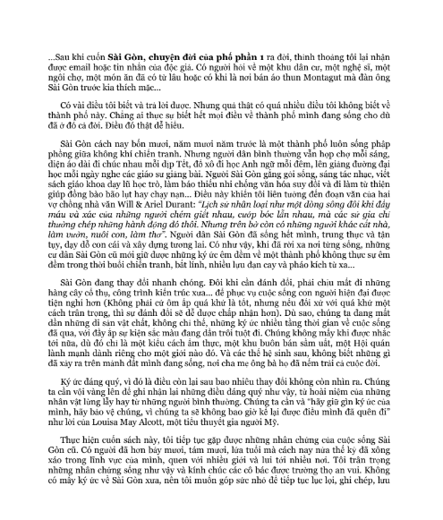 Sách Sài Gòn Chuyện Đời Của Phố 2 PDF tải FREE 6 Sách Sài Gòn Chuyện Đời Của Phố 2 PDF tải FREE