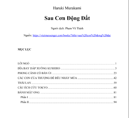 Sách Sau Cơn Động Đất PDF tải FREE có tiếng Việt 7 Sách Sau Cơn Động Đất PDF tải FREE có tiếng Việt