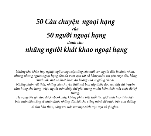 Tải FREE sách 50 Người Ngoại Hạng PDF có tiếng Việt 6 Tải FREE sách 50 Người Ngoại Hạng PDF có tiếng Việt