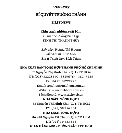 Tải FREE sách Bí Quyết Trưởng Thành PDF có tiếng Việt 7 Tải FREE sách Bí Quyết Trưởng Thành PDF có tiếng Việt