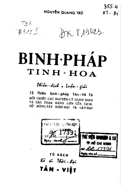 Tải FREE sách Binh Pháp Tinh Hoa - Nguyễn Quang Trứ PDF 7 Tải FREE sách Binh Pháp Tinh Hoa - Nguyễn Quang Trứ PDF