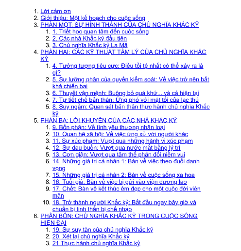 Tải FREE sách Chủ Nghĩa Khắc Kỷ - Phong Cách Sống PDF