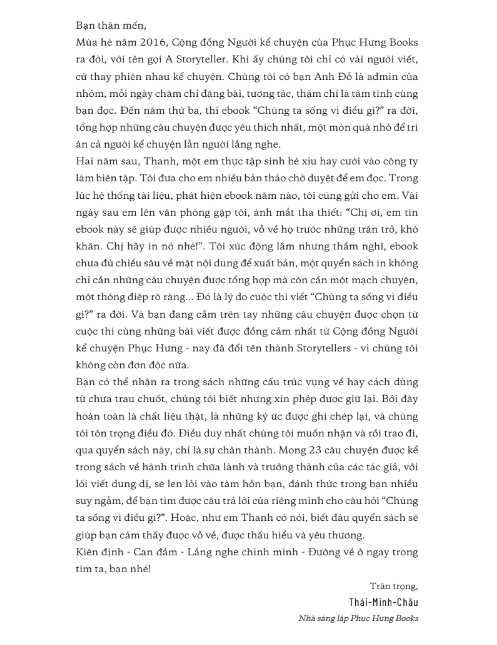 Tải FREE sách Chúng Ta Sống Vì Điều Gì PDF có tiếng Việt 7 Tải FREE sách Chúng Ta Sống Vì Điều Gì PDF có tiếng Việt